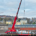 East Cork Crane Hire Lifting Boat